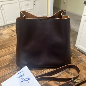 Portland Leather Goods Grizzly Butterly Crossbody